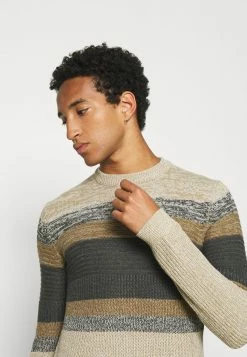 Only & Sons Herren ONSLAZLO Strickpullover Pelican - Modischer Pullover für Herren -Only & Sons Geschäft 5cb6f439c21c4f50a52a8813565ea916