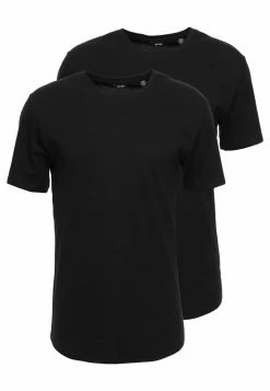 Only & Sons Herren ONSMATT LONGY 2 PACK - Basic T-Shirt Schwarz -Only & Sons Geschäft 5cf8f5d5c37e4ca89353d115935448ef