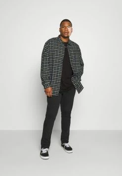 Only & Sons Herren ONSMATT LONGY TEE 2 PACK - Basic T-Shirts Schwarz