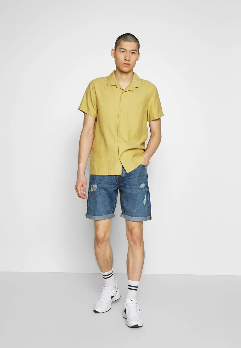 Only & Sons ONSAVI LOOSE BLUE - Bequeme Jeans Shorts für Herren | Blau Denim 2 Only & Sons ONSAVI LOOSE BLUE - Bequeme Jeans Shorts für Herren | Blau Denim – Bild 2