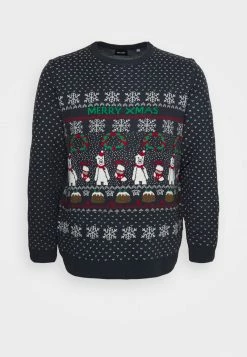 Only & Sons Herren ONSXMAS CREW Strickpullover Dark Navy - Modischer Herrenpullover für jeden Anlass -Only & Sons Geschäft 5ddca0f0d8e04e71a926b78f5c1f987d