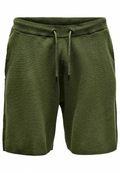 Only & Sons Herren Shorts - Olive Night | Moderne Chino Shorts für Herren