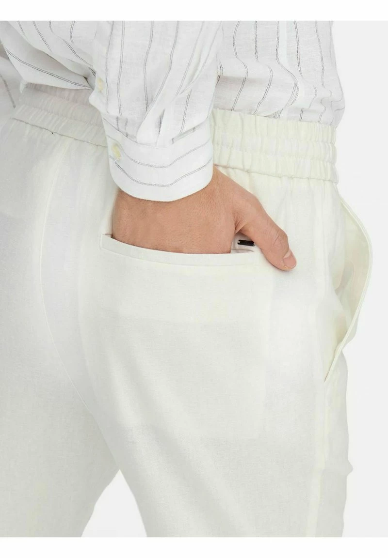 Only & Sons ONSLINUS CROP MIX - Stoffhose - Bright White | Herren - Elegante Hosen 5 Only & Sons ONSLINUS CROP MIX - Stoffhose - Bright White | Herren - Elegante Hosen – Bild 5