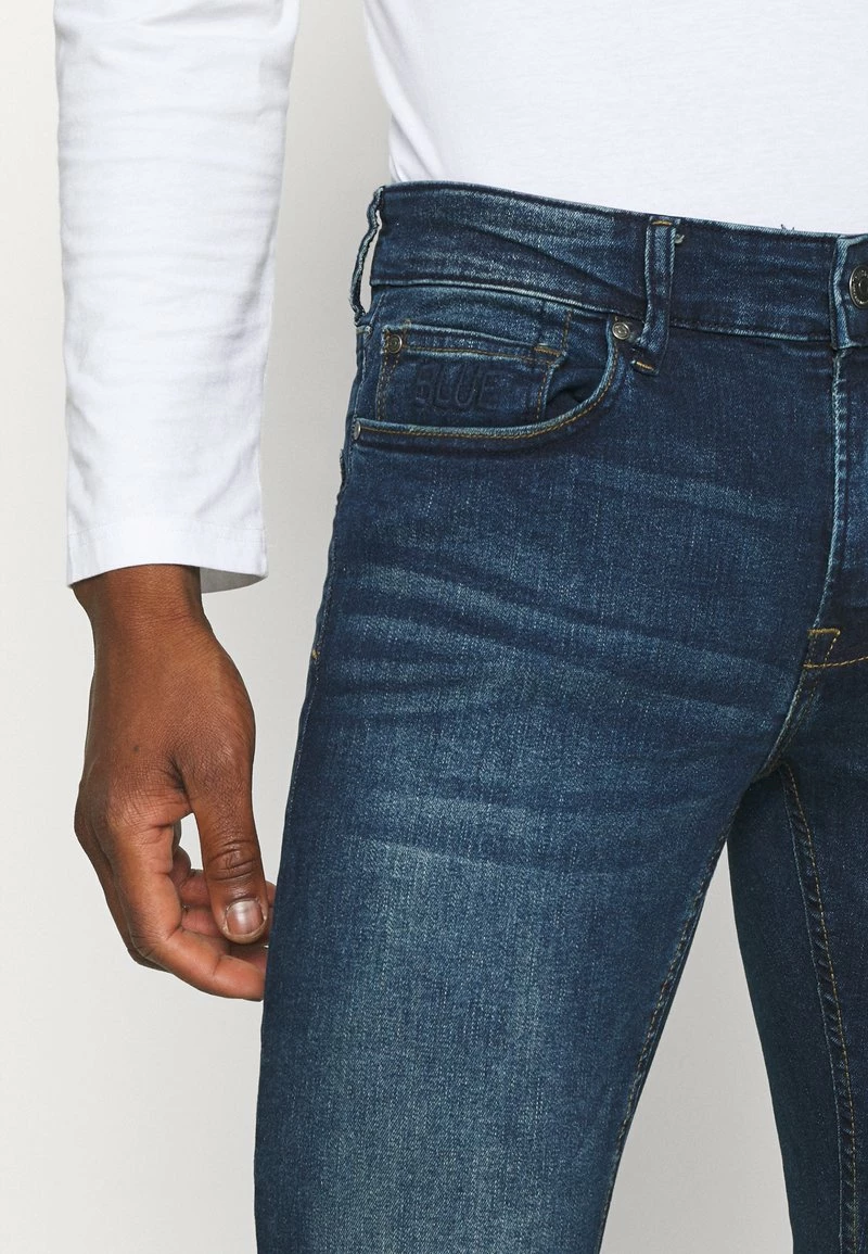 Only & Sons Herren ONSWARP LIFE - Slim Fit Jeans in Blau Denim | Moderne Passform 5 Only & Sons Herren ONSWARP LIFE - Slim Fit Jeans in Blau Denim | Moderne Passform – Bild 5