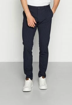 Only & Sons Herren ONSMARK PANT STRIPE - Stoffhose - Night Sky | Elegante Anzughose | Bequem & Stilvoll