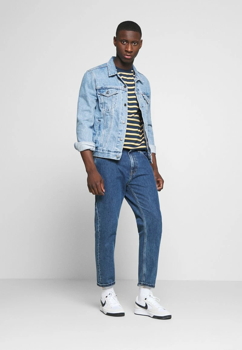 Only & Sons ONSMEL LIFE STRIPE TEE - Herren T-Shirt Print in Dress Blues 2 Only & Sons ONSMEL LIFE STRIPE TEE - Herren T-Shirt Print in Dress Blues – Bild 2