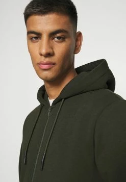 Only & Sons ONSCERES LIFE ZIP HOODIE - Sweatjacke für Herren in Forest Night -Only & Sons Geschäft 615c06bd9feb48da9a42121e1b6e6e59