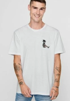 Only & Sons Herren T-Shirt Print - Bright White | Modisches Design | Hochwertige Qualität 10 Only & Sons Herren T-Shirt Print - Bright White | Modisches Design | Hochwertige Qualität -Only & Sons Geschäft 6451b49180ea4911afb7f3ad98a78fb4