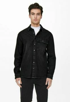 Only & Sons Herren Jeansjacke - Black Denim | Stilvolle Jeansjacke für Herren