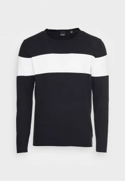 Only & Sons ONSDON CREW NECK STRIPE Strickpullover - Dunkelblau für Herren | Premium Qualität -Only & Sons Geschäft 6856311e8e9e47ce8b8a4ee7f377d1bd