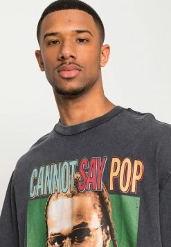 Only & Sons ONSPOPSMOKE TEE UNISEX - Print T-Shirt, Schwarz -Only & Sons Geschäft 6900e77c6f5642c1b8605f304f51c695