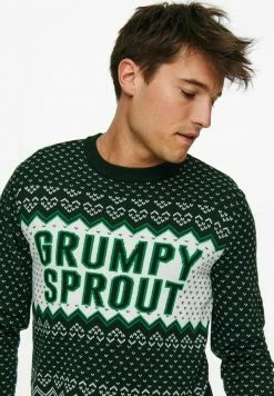 Only & Sons Herren ONSX MAS GRUMPY BEER Strickpullover - Pine Grove | Warm & Stilvoll -Only & Sons Geschäft 699bb217f63b47cea14c7857df013cae