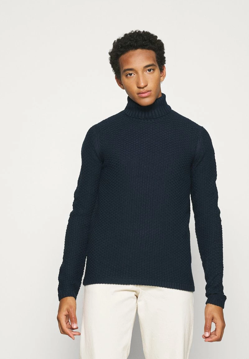 Only & Sons Herren ONSLOCCER Strickpullover - Dress Blues | Modischer Herrenpullover 1 Only & Sons Herren ONSLOCCER Strickpullover - Dress Blues | Modischer Herrenpullover