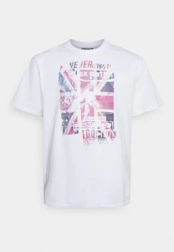 Only & Sons Herren ONSPISTOL LIFE - T-Shirt Print - Bright White | Modisches Basic-Shirt