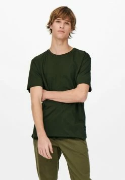 Only & Sons Herren KURZARM ONSMATT - Basic T-Shirt in Khaki - Moderne Herrenmode -Only & Sons Geschäft 6ca22cbe887448438dc5ae28e623074f