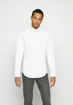 Only & Sons Herren ONSALBERT DITSY Hemd - Bright White - Freizeithemd