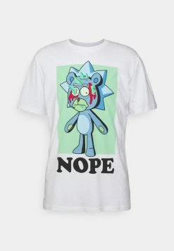 Only & Sons ONSRICKNMORTY T-Shirt Unisex - Print Design - Hellweiß