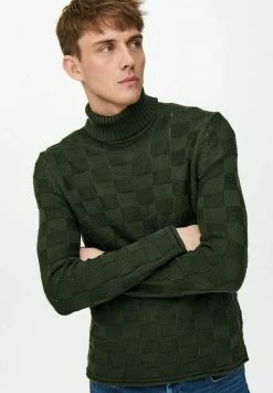 Only & Sons Herren ONSHELIX Strickpullover in Peat - Moderner und bequemer Herrenpullover -Only & Sons Geschäft 6e5a65f11b464006ae7c96862a9ff793