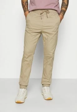 Only & Sons Herren ONSLINUS LIFE WORK - Elegante Stoffhose in Chinchilla