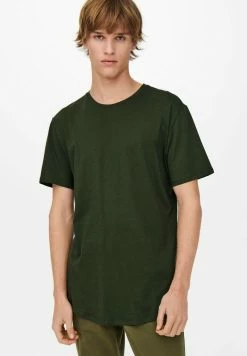 Only & Sons Herren KURZARM ONSMATT - Basic T-Shirt in Khaki - Moderne Herrenmode