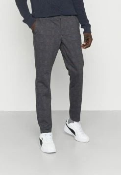 Only & Sons Herren ONSMARK NEW CHECK PANT - Chino in Dunkelblau