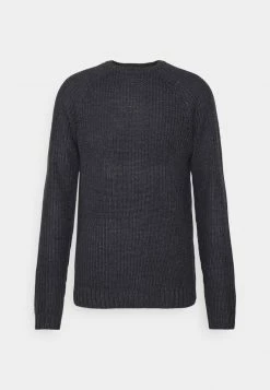 Only & Sons Herren ONSKELVIN STRUC CREW NECK Strickpullover - Dark Grey Melange | Moderne Strickwaren -Only & Sons Geschäft 6fbbd177fcb8486785265280a0a48150