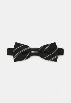 Only & Sons Herren ONSTRIPP STRIPE BOWTIE SET - Fliege mit Einstecktuch - Schwarz/Weiß -Only & Sons Geschäft 6fdfcb86a35f47d194d4acc57c9a3f23