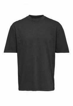Only & Sons Herren T-Shirt Basic - Schwarz | Hochwertiges Basic-Shirt für jeden Anlass