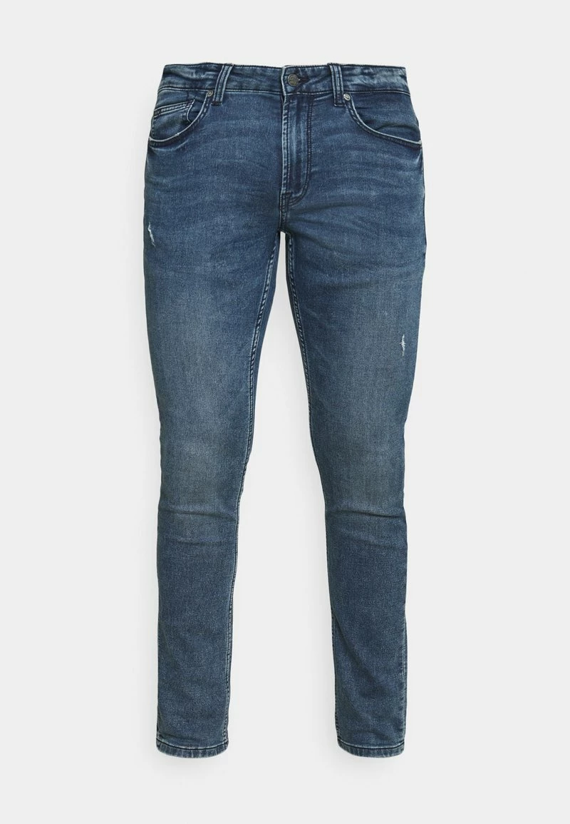 Only & Sons Herren ONSLOOM LIFE - Skinny Fit Jeans - Blau Denim 4 Only & Sons Herren ONSLOOM LIFE - Skinny Fit Jeans - Blau Denim – Bild 4