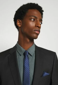 Only & Sons Herren ONSTY PATTERN TIE SET - Einstecktuch - Dark Navy | Elegantes Accessoire für Herren