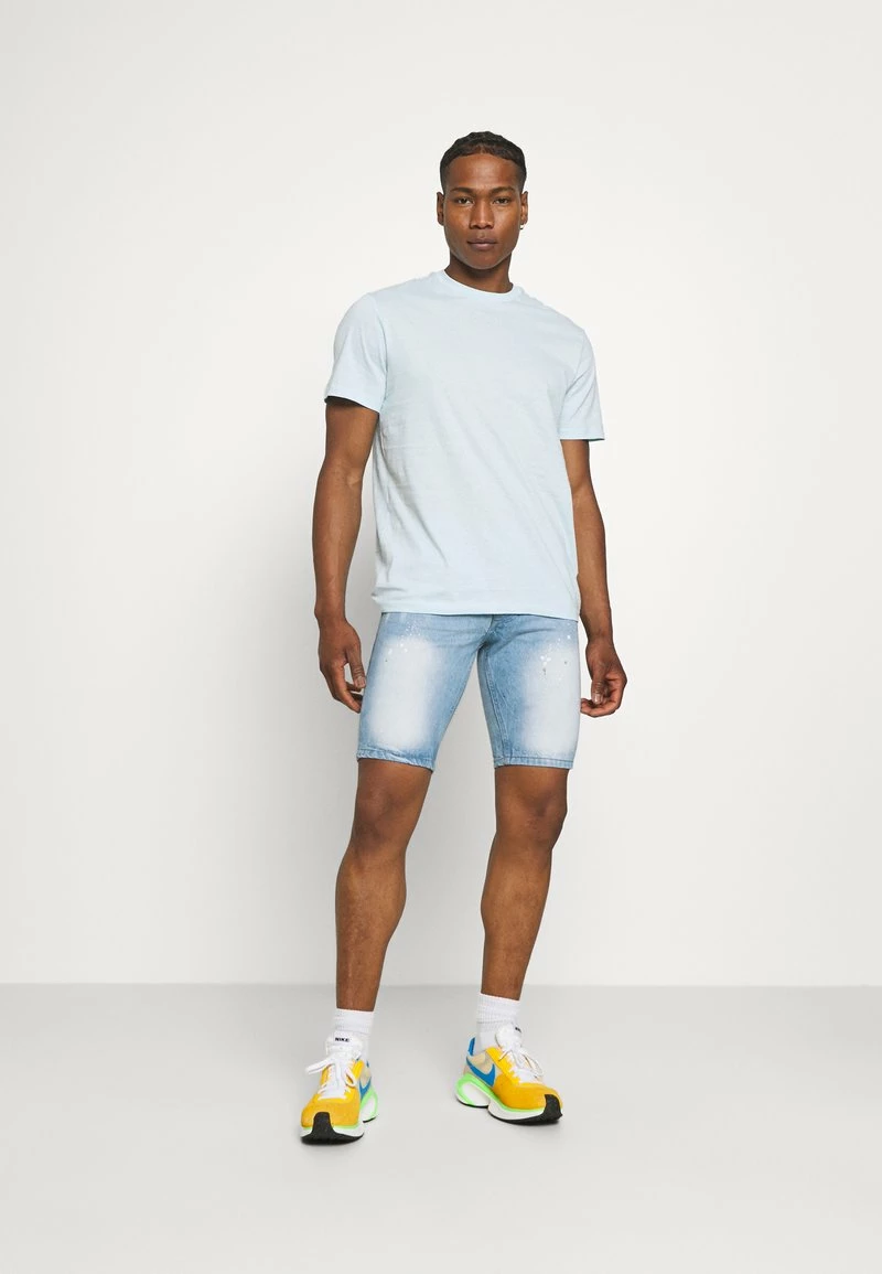 Only & Sons Herren ONSPINE LIFE TEE - T-Shirt Print - Blue Glow | Modebekleidung für Männer 2 Only & Sons Herren ONSPINE LIFE TEE - T-Shirt Print - Blue Glow | Modebekleidung für Männer – Bild 2