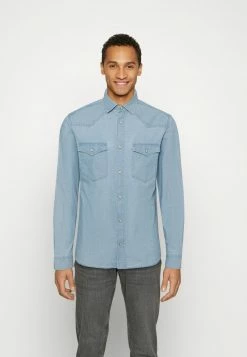 Only & Sons Herren ONSSILAS LIFE CHAMBRAY Hemd - Hellblaues Denim | Freizeithemd | Leicht & Bequem