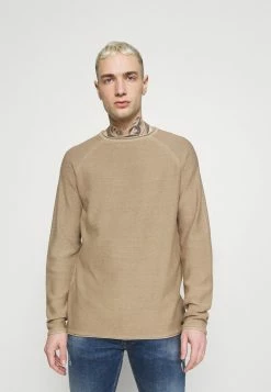 Only & Sons Herren ONSDEXTOR LIFE Strickpullover - Chinchilla | Modischer Herrenpullover aus weicher Strickware