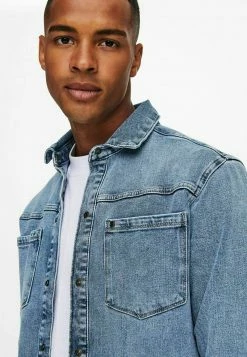 Only & Sons Langarmshirt - Blue Denim | Herren | Casual Style | Premium Qualität 8 Only & Sons Langarmshirt - Blue Denim | Herren | Casual Style | Premium Qualität -Only & Sons Geschäft 741477699c554944862ff7722ac97a39