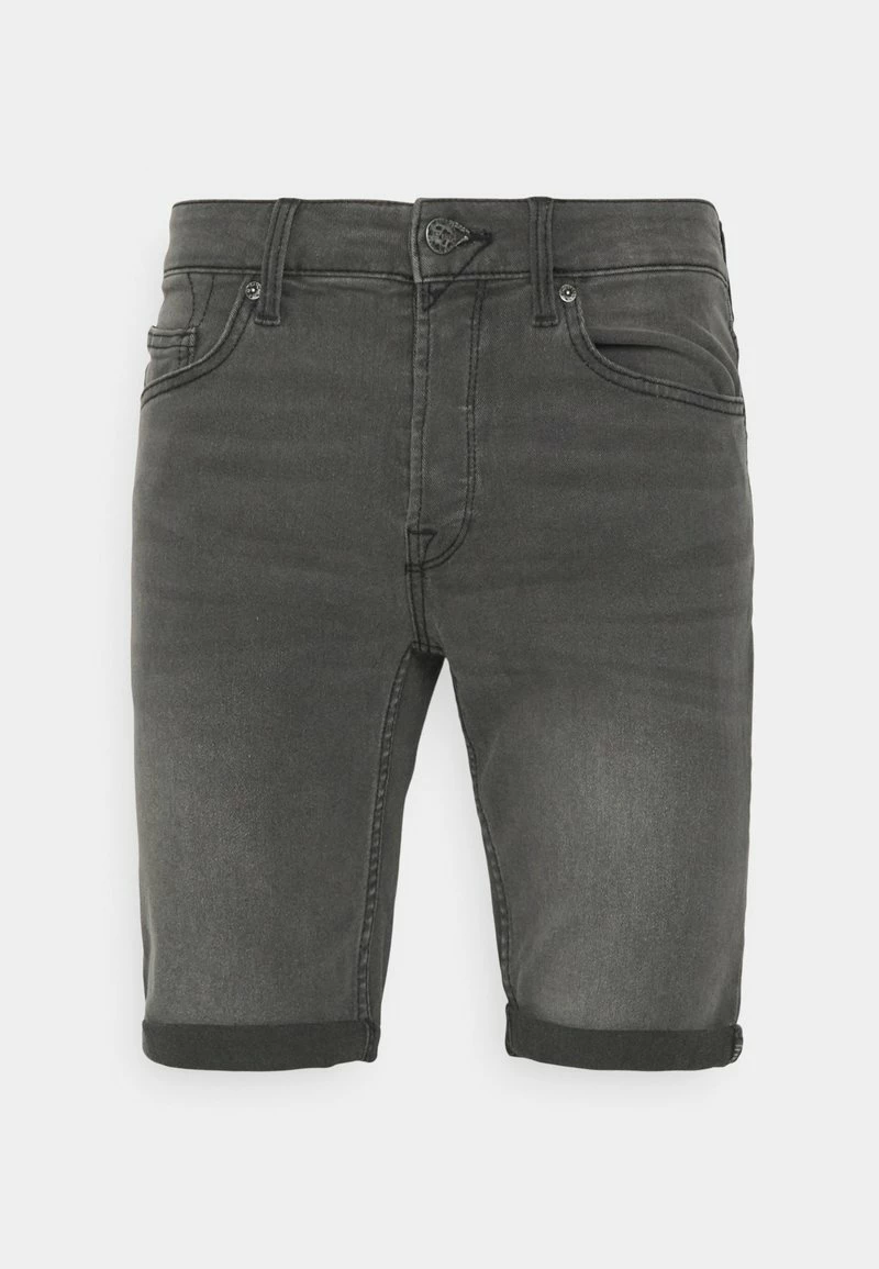 Only & Sons Herren ONSPLY LIFE Jeans Shorts - Graue Denim Kurzshorts für Männer 1 Only & Sons Herren ONSPLY LIFE Jeans Shorts - Graue Denim Kurzshorts für Männer