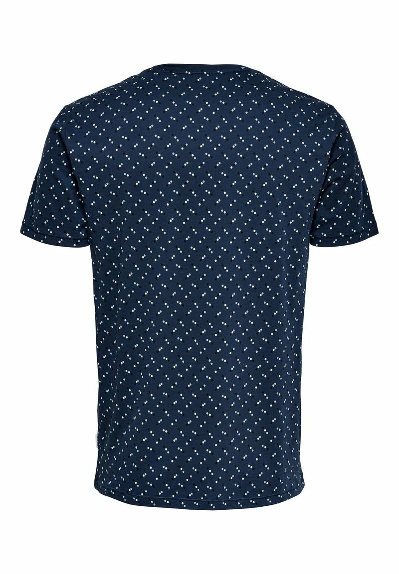 Only & Sons T-Shirt Print - Dress Blues | Herren T-Shirt | Modisch & Bequem 2 Only & Sons T-Shirt Print - Dress Blues | Herren T-Shirt | Modisch & Bequem – Bild 2