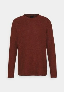 Only & Sons Herren ONSNIKO LIFECREW Strickpullover - Burnt Henna | Warm & Stylisch -Only & Sons Geschäft 7702079133104fea989cf26da932994b