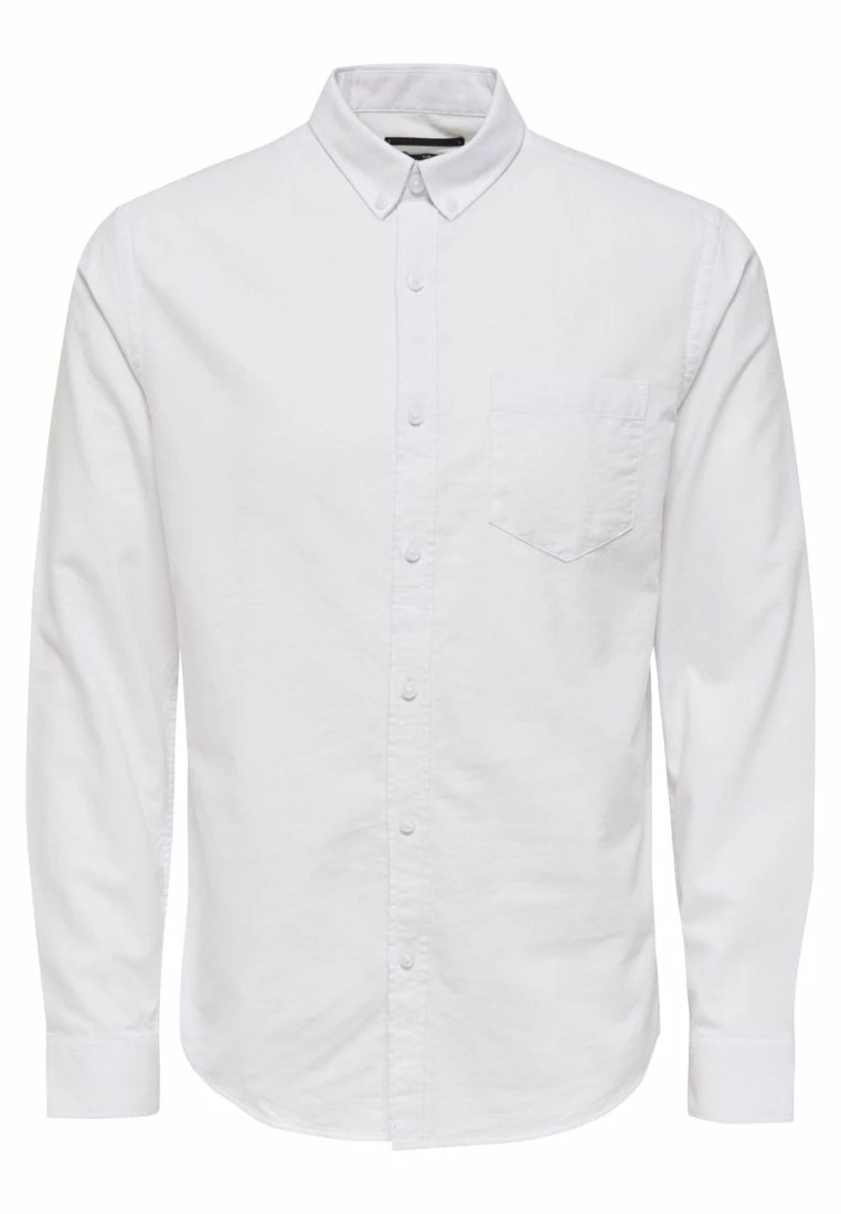 Only & Sons Herren ONSALVARO OXFORD Hemd - Weiß | Klassisches Freizeithemd 1 Only & Sons Herren ONSALVARO OXFORD Hemd - Weiß | Klassisches Freizeithemd