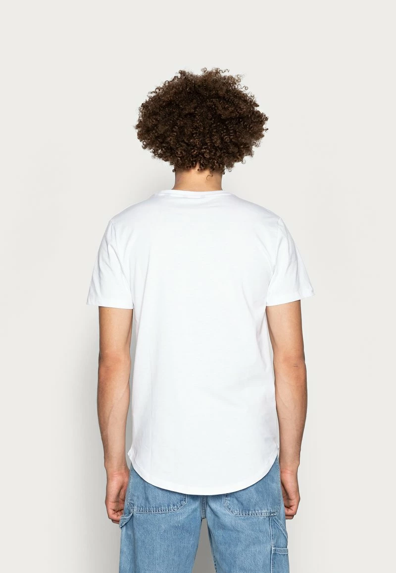 Only & Sons Herren ONSMATT LONGY 2 PACK - T-Shirt Basic - Schwarz/Weiß 3 Only & Sons Herren ONSMATT LONGY 2 PACK - T-Shirt Basic - Schwarz/Weiß – Bild 3