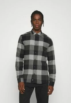 Only & Sons Herren ONSGUDMUND LIFE CHECK SHIRT - Freizeithemd in Torf - Modisches Herrenhemd