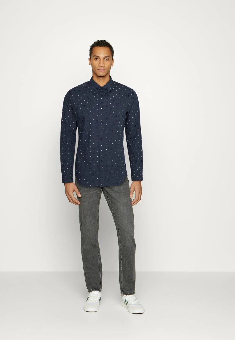 Only & Sons ONSSANE DITSY Hemd - Dark Navy | Herren Freizeithemd 2 Only & Sons ONSSANE DITSY Hemd - Dark Navy | Herren Freizeithemd – Bild 2