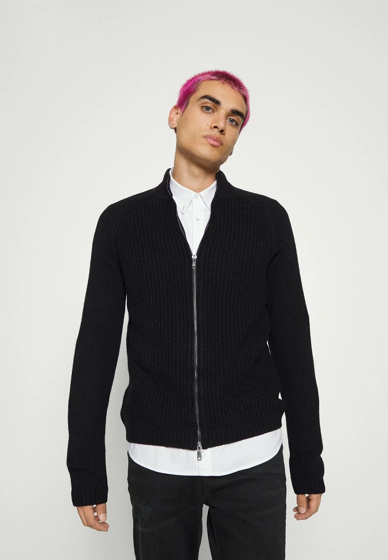 Only & Sons ONSHARREL ZIP Strickjacke - Schwarz für Herren | Modisch & Bequem 1 Only & Sons ONSHARREL ZIP Strickjacke - Schwarz für Herren | Modisch & Bequem