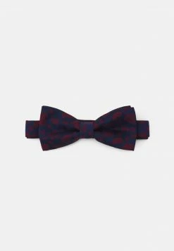 Only & Sons Herren ONSTAJ PATTERN BOWTIE SET - Fliege und Einstecktuch in Dunkelblau/Rot -Only & Sons Geschäft 7b4097afdbe0468892b5ef958993201f