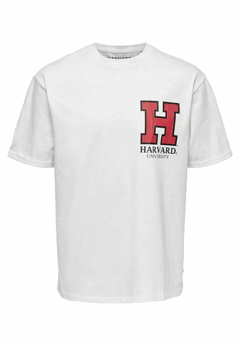 Only & Sons Herren HARVARD - T-Shirt Print Weiß 6 Only & Sons Herren HARVARD - T-Shirt Print Weiß – Bild 6