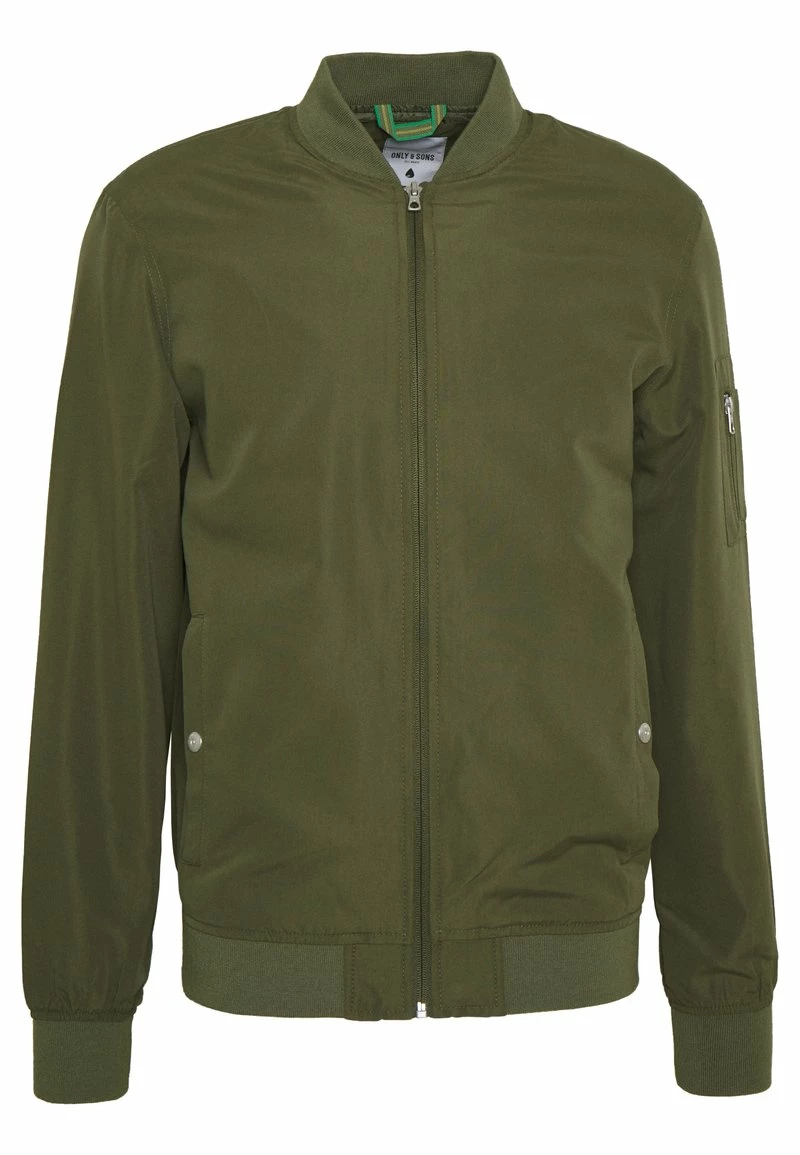 Only & Sons ONSJACK - Leichte Bomberjacke für Herren in Olive Night 4 Only & Sons ONSJACK - Leichte Bomberjacke für Herren in Olive Night – Bild 4