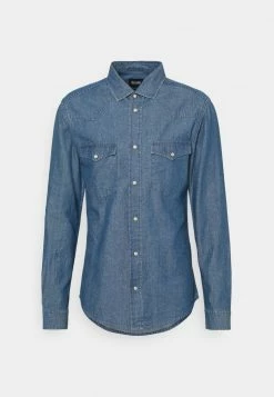 Only & Sons Herren ONSSILAS LIFE CHAMBRAY Hemd - Dark Blue Denim | Freizeithemd -Only & Sons Geschäft 7c15de1936794931aa2bf25d0cf64555