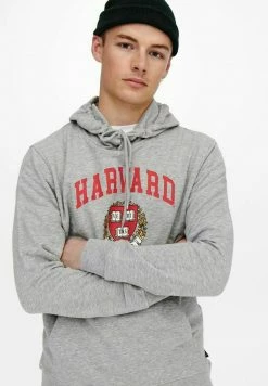 Only & Sons Herren Kapuzenpullover - Leichtes Grau Melange | Bequem & Stilvoll -Only & Sons Geschäft 7c976bbe4e8b442a84339aa03774f2a7