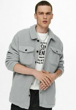 Only & Sons TEDDY Hemd in Titanium für Herren | Freizeithemd -Only & Sons Geschäft 7de66083596f4f84a77ec84921fa0afa