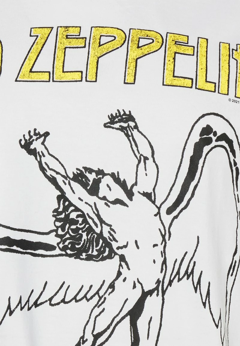 Only & Sons Herren ONSLEDZEPPELIN TEE - T-Shirt Print - Hellweiß 3 Only & Sons Herren ONSLEDZEPPELIN TEE - T-Shirt Print - Hellweiß – Bild 3