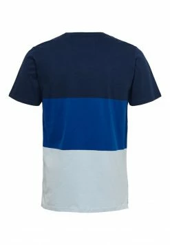Only & Sons Herren T-Shirt Print - Dress Blues | Modisches Basic-Shirt | Baumwolle -Only & Sons Geschäft 7df6e340e1e849ca953a14077e459859